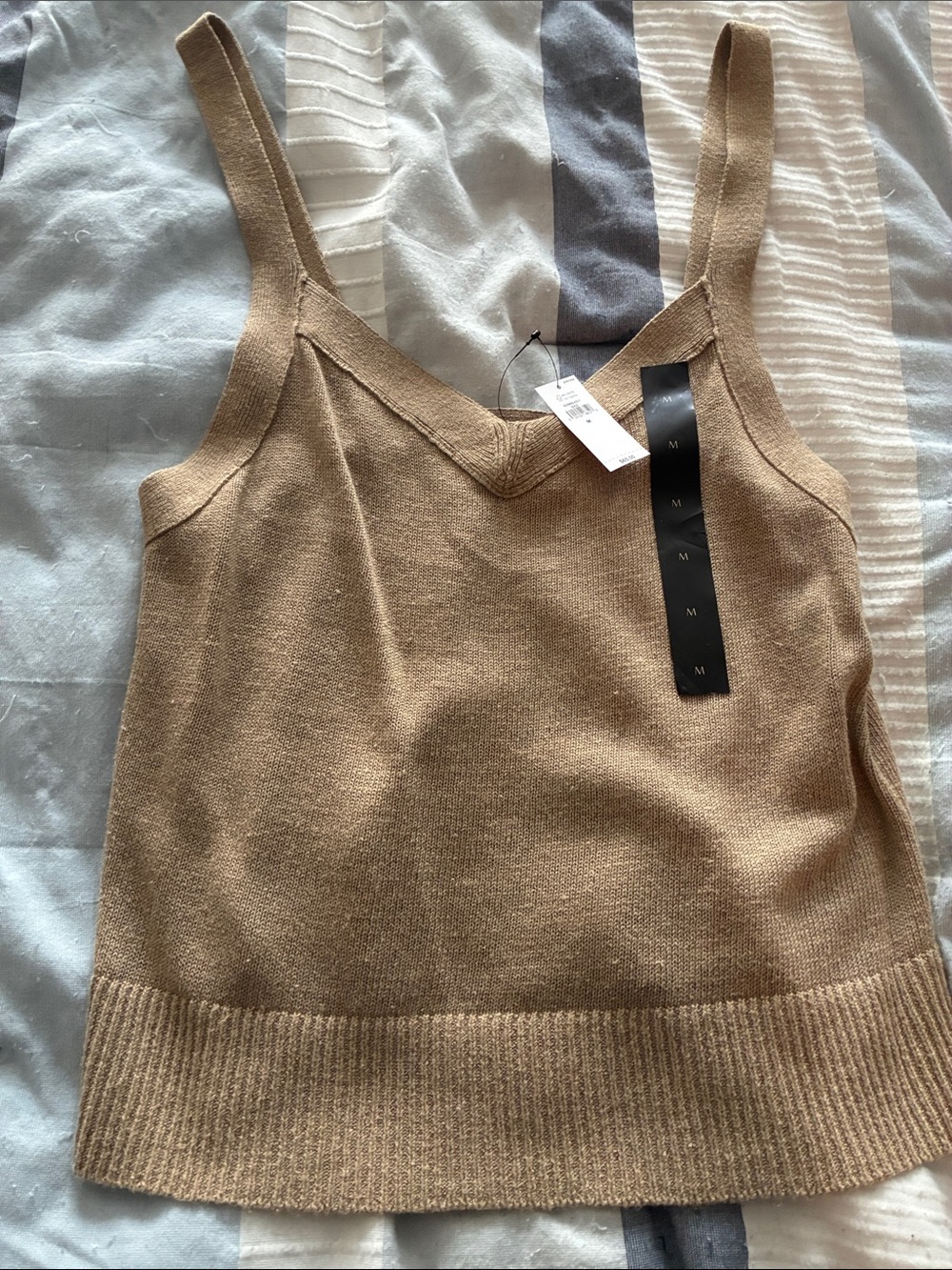 Banana Republic Camel Knit V-Neck Camisole